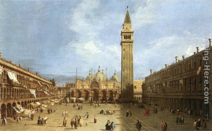 Piazza San Marco painting - Canaletto Piazza San Marco art painting